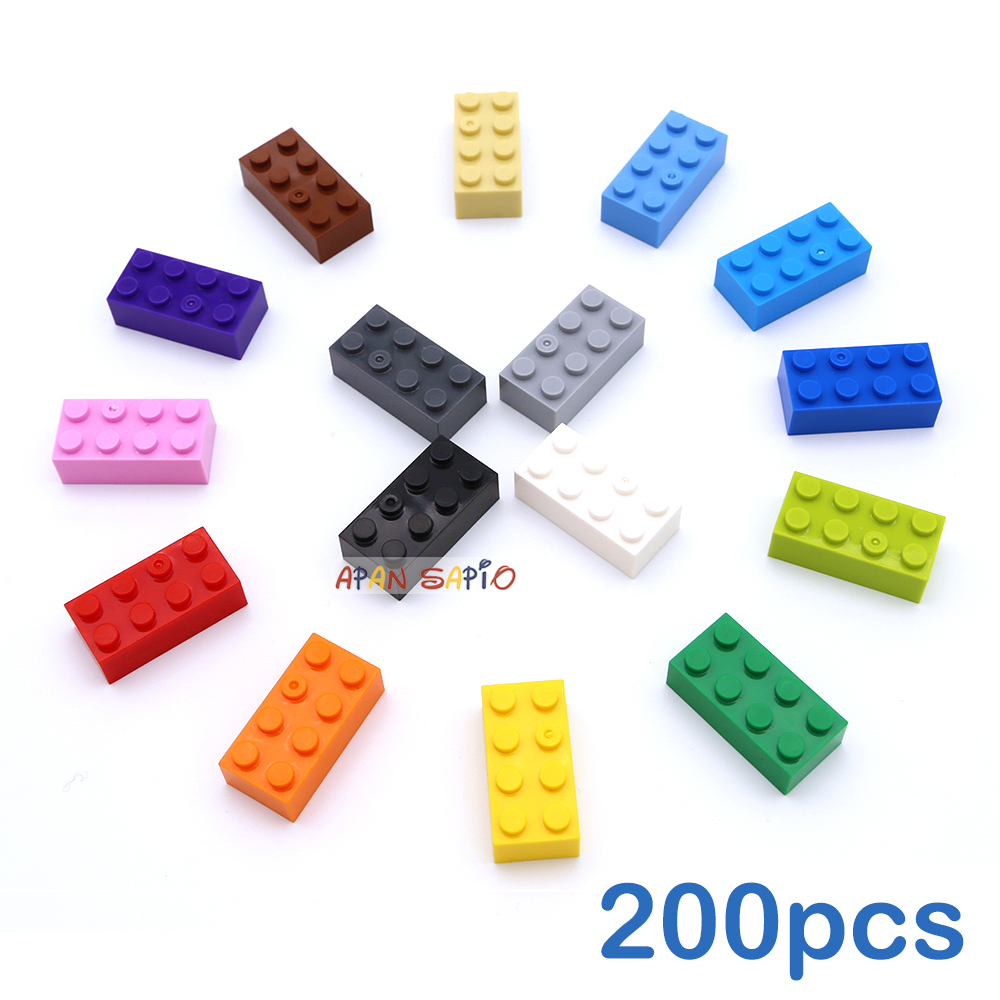 Lego Set City - 200 adet 2x4 Nokta DIY Yapı