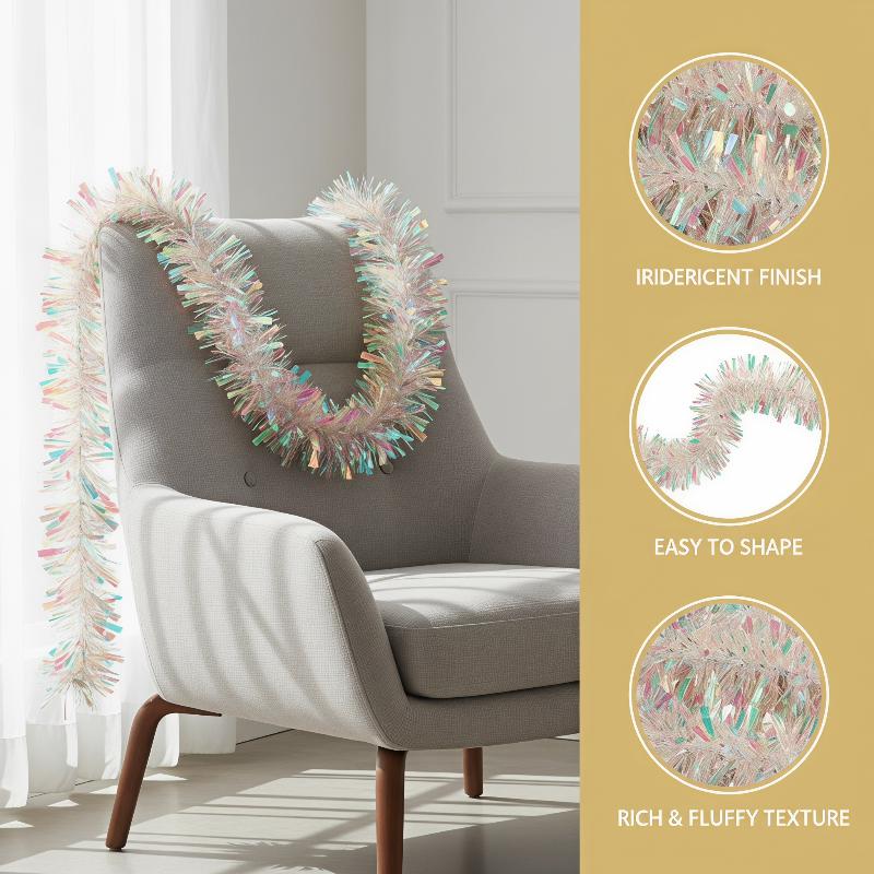 Açık Yeşil Yanardöner Holograf - Tinsel Garland Decoration incelemesi ve fiyatı