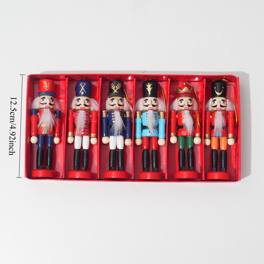 6 adet Noel Fındıkkıran Ahşap  - Nutcracker Figurine incelemesi ve fiyatı