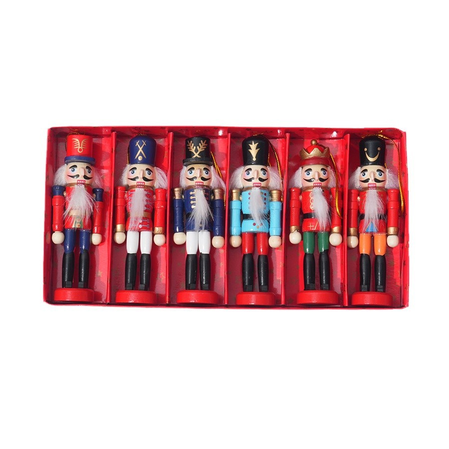 6 adet Noel Fındıkkıran Ahşap  - Nutcracker Figurine incelemesi ve fiyatı