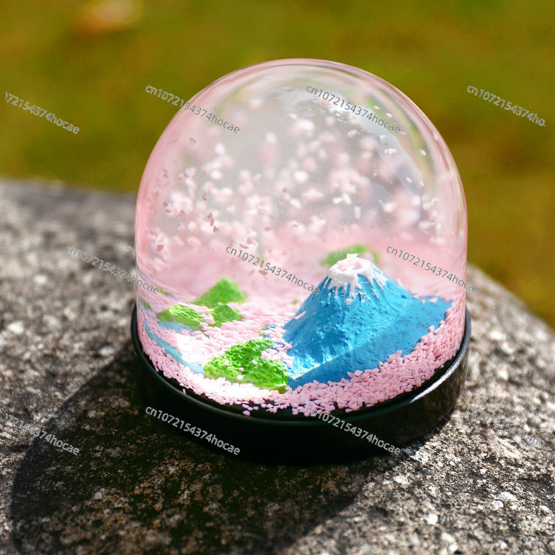 Fuji Dağı romantik kiraz çiçeğ - Snow Globe Musical incelemesi ve fiyatı