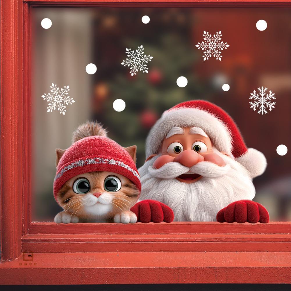 Noel pencere kapısı ayna çıkar - Snowflake Window Decal incelemesi ve fiyatı